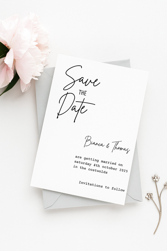 Save the date invitasjon