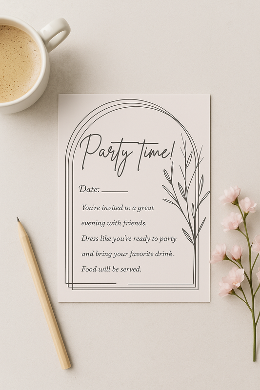 Party invitasjon