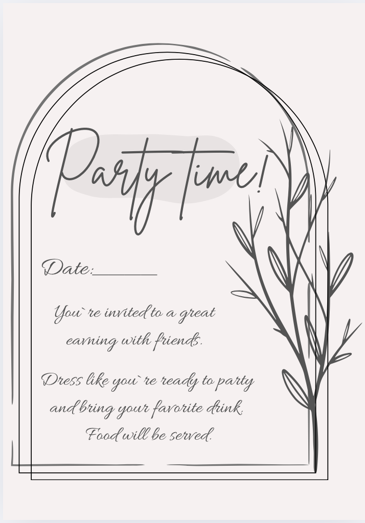 Party invitasjon